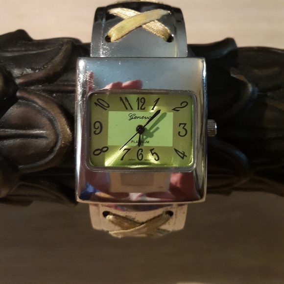 Vintage geneva platinum watch Outlet